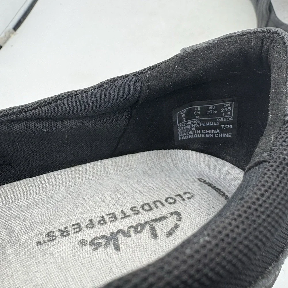 Clarks Cloudsteppers Shoes Womens Size 8.5 M Sillian Bella Mary Jane Black